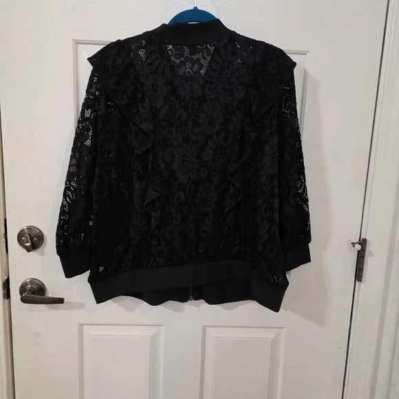 Torrid Black Lace Women's Jacket - Picture 5 of 8